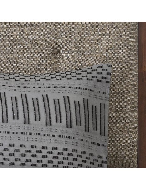 Upgrade Your Bedroom Decor with Cotton Comforter Mini Set, Farmhouse Style, Includes Comforter and Shams, Grey/Black for Full/Queen Bed