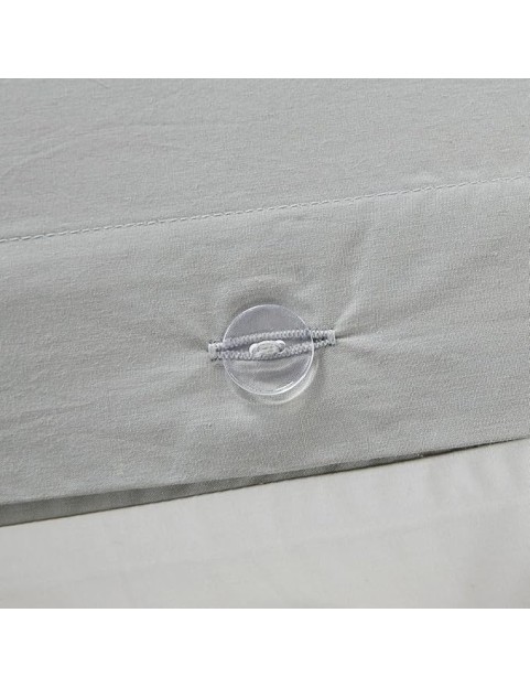 Cotton Printed Duvet Cover Set with Tassel Trims, Machine Washable, Includes Duvet Cover and 2 Shams, Full/Queen Size