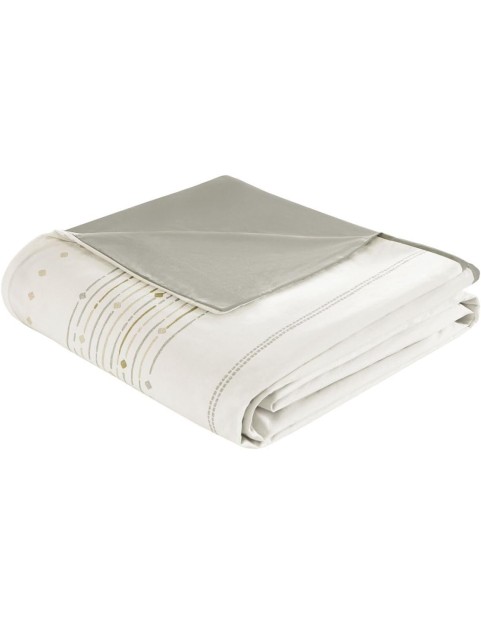Cotton Printed Duvet Cover Set with Trims, Modern Boho Design with Tassels, Includes Duvet Cover and Matching Shams