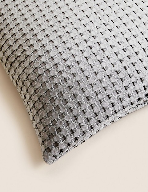 Velvet Piped Bolster Cushion