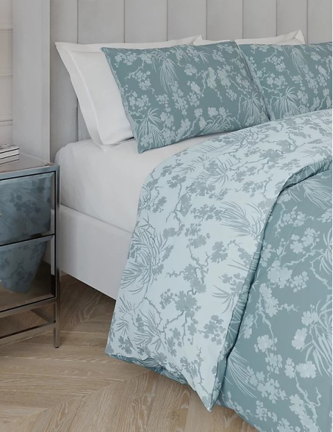 Cotton Blend Waffle Stripe Bedding Set
